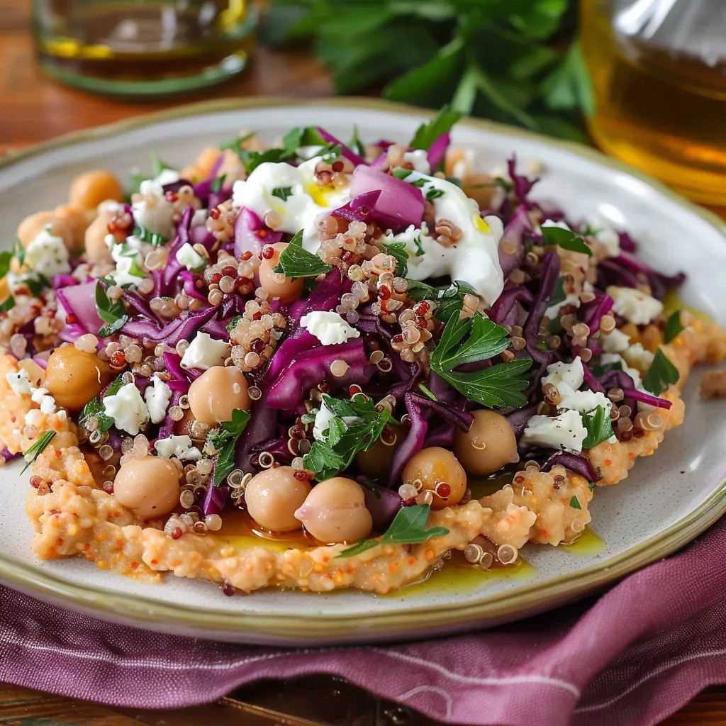 Salade de quinoa croustillant
