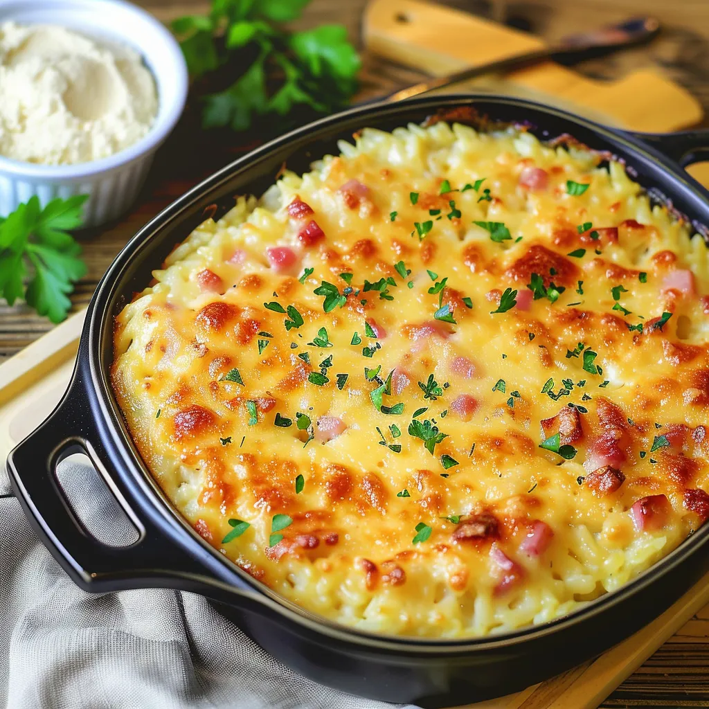 Gratin de riz facile