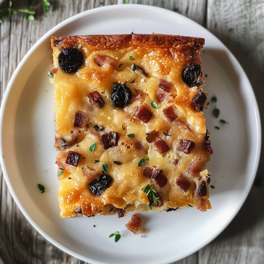 Cake pruneaux et lardons
