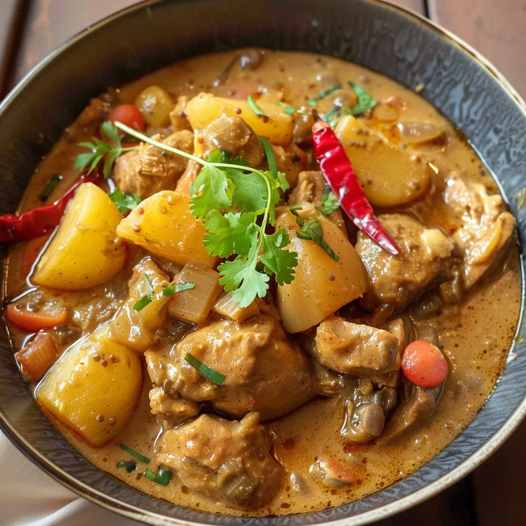 Massaman curry au poulet