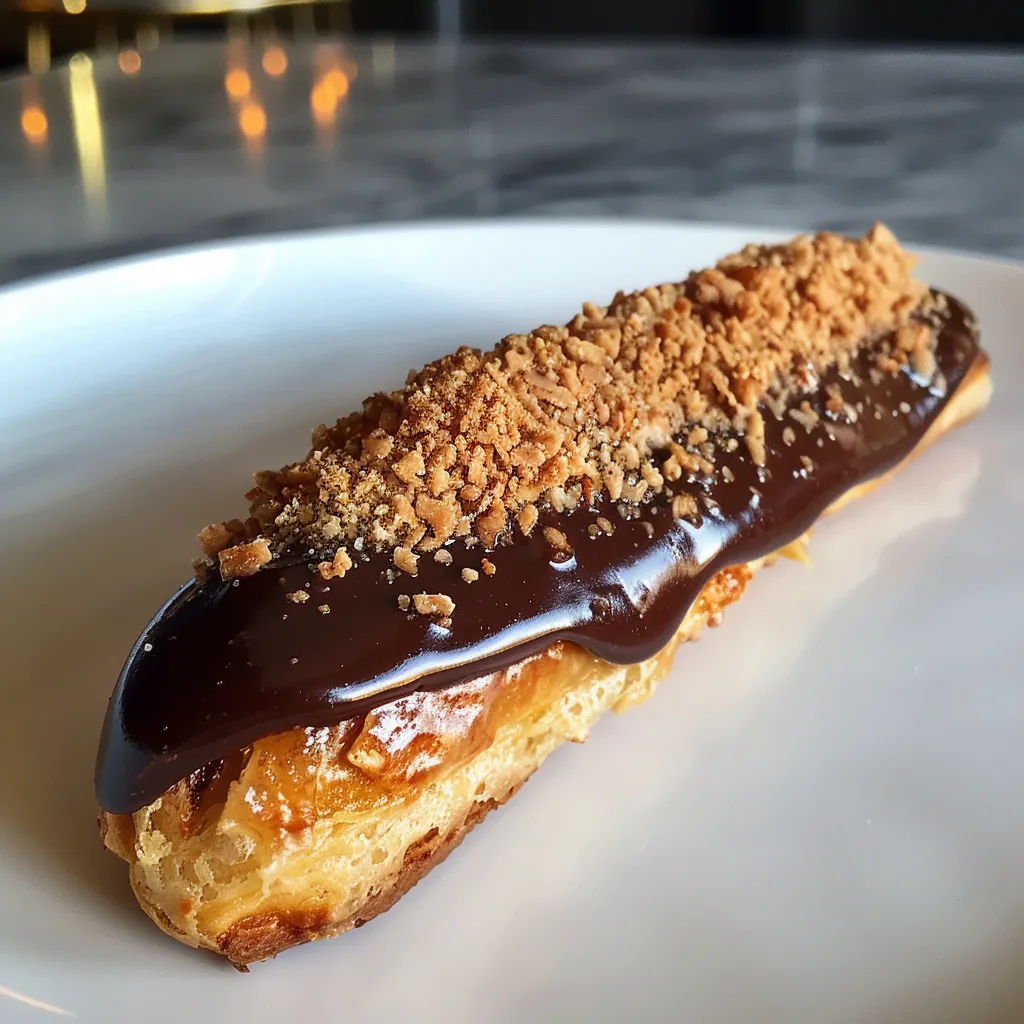 Éclairs au chocolat, délicieux
