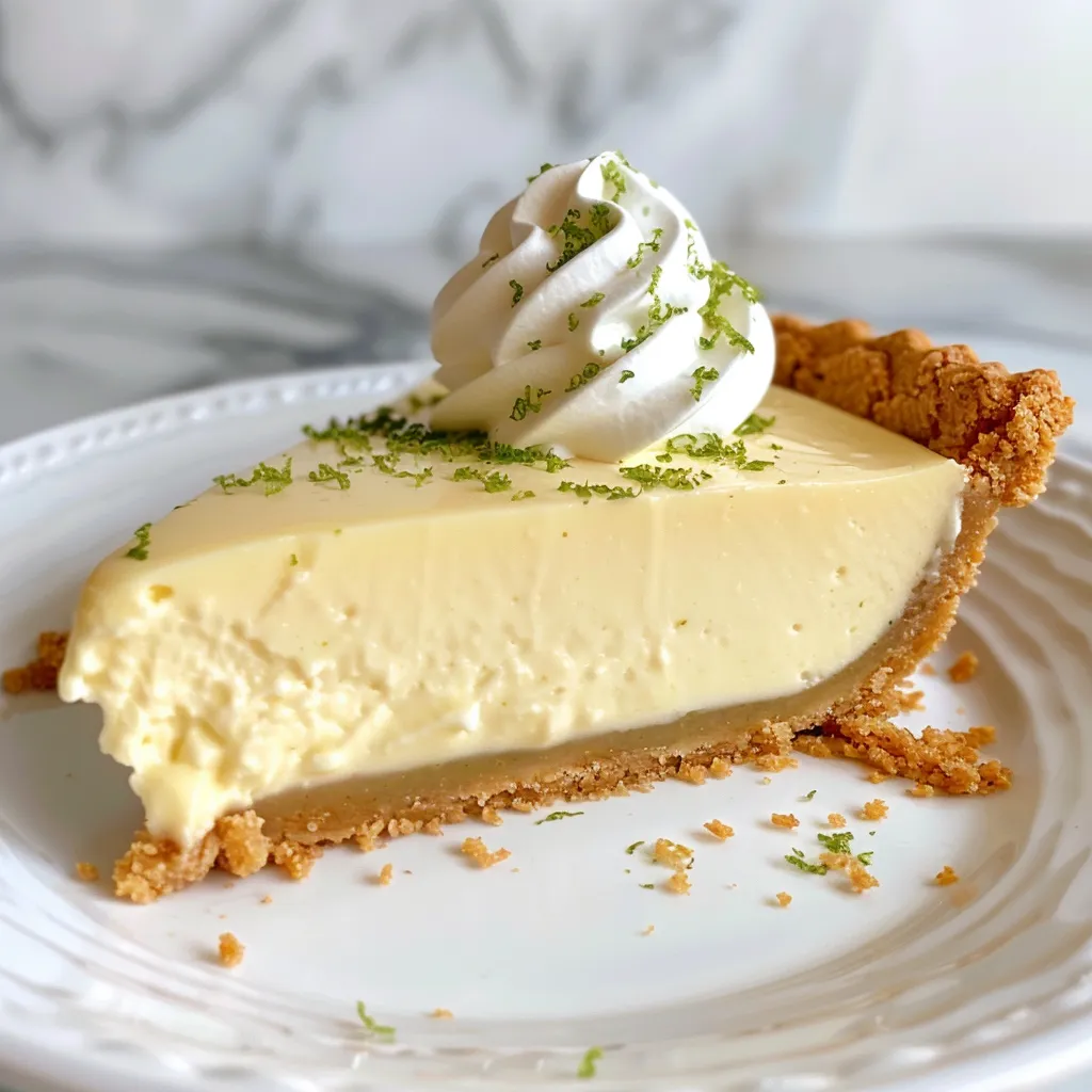 Tarte exquise à la lime