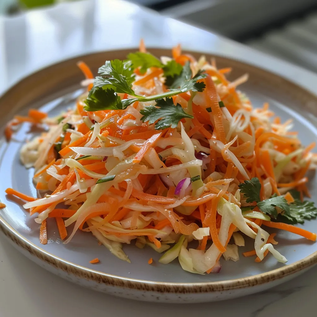 Salade fraîcheur chou et carotte