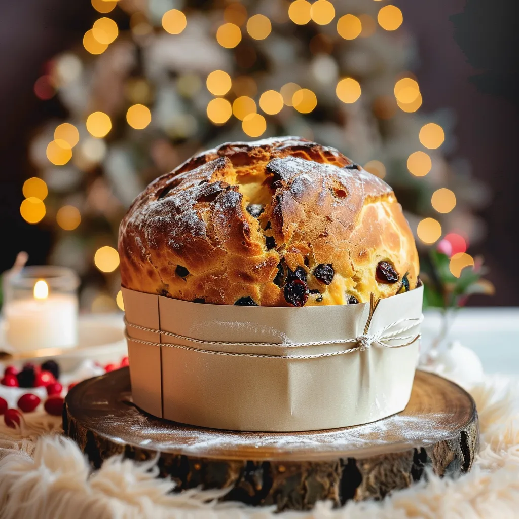 Panettone maison aux fruits