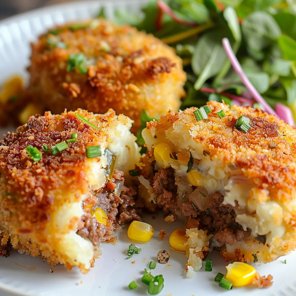 Croquettes au pâté chinois