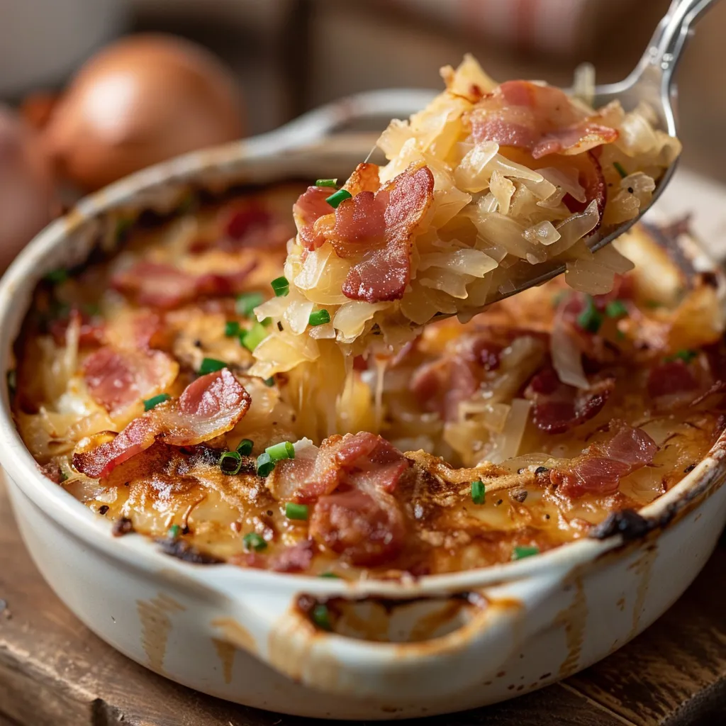 Choucroute allemande gratinée