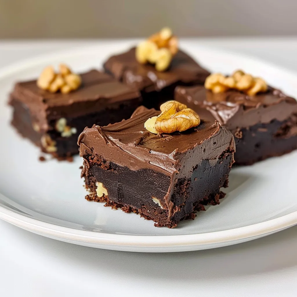 Carrés gourmands au fudge