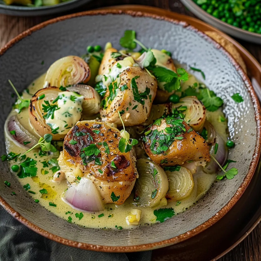 Préparez un cari vert au poulet savoureux et parfumé