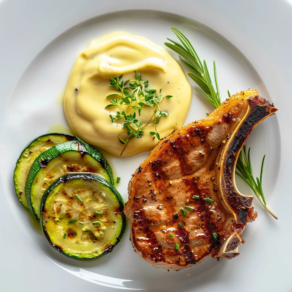 Côtelettes de porc savoureuses