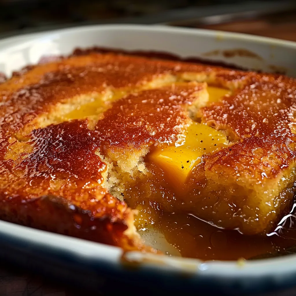 Pudding mangues façon chômeur
