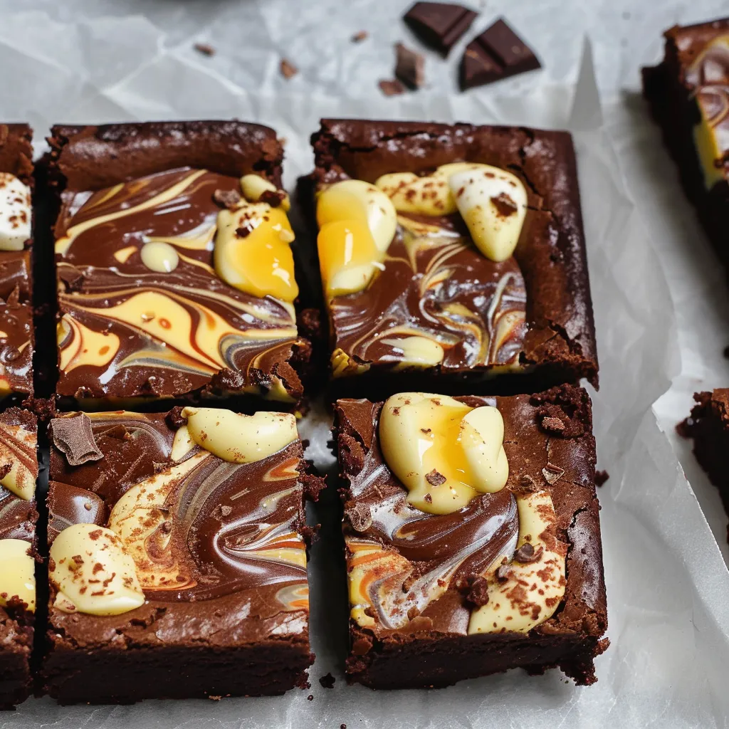 Délicieux brownies aux œufs de Pâques végétaliens
