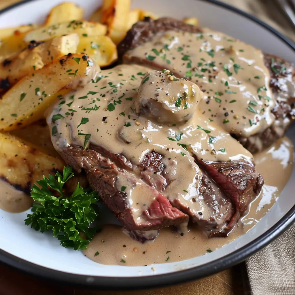 Préparez un délicieux Bœuf sauce au poivre avec une touche onctueuse