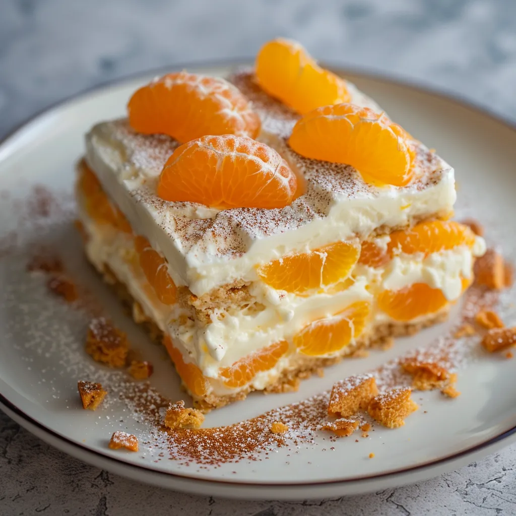 Tiramisu aux mandarines gourmand et frais