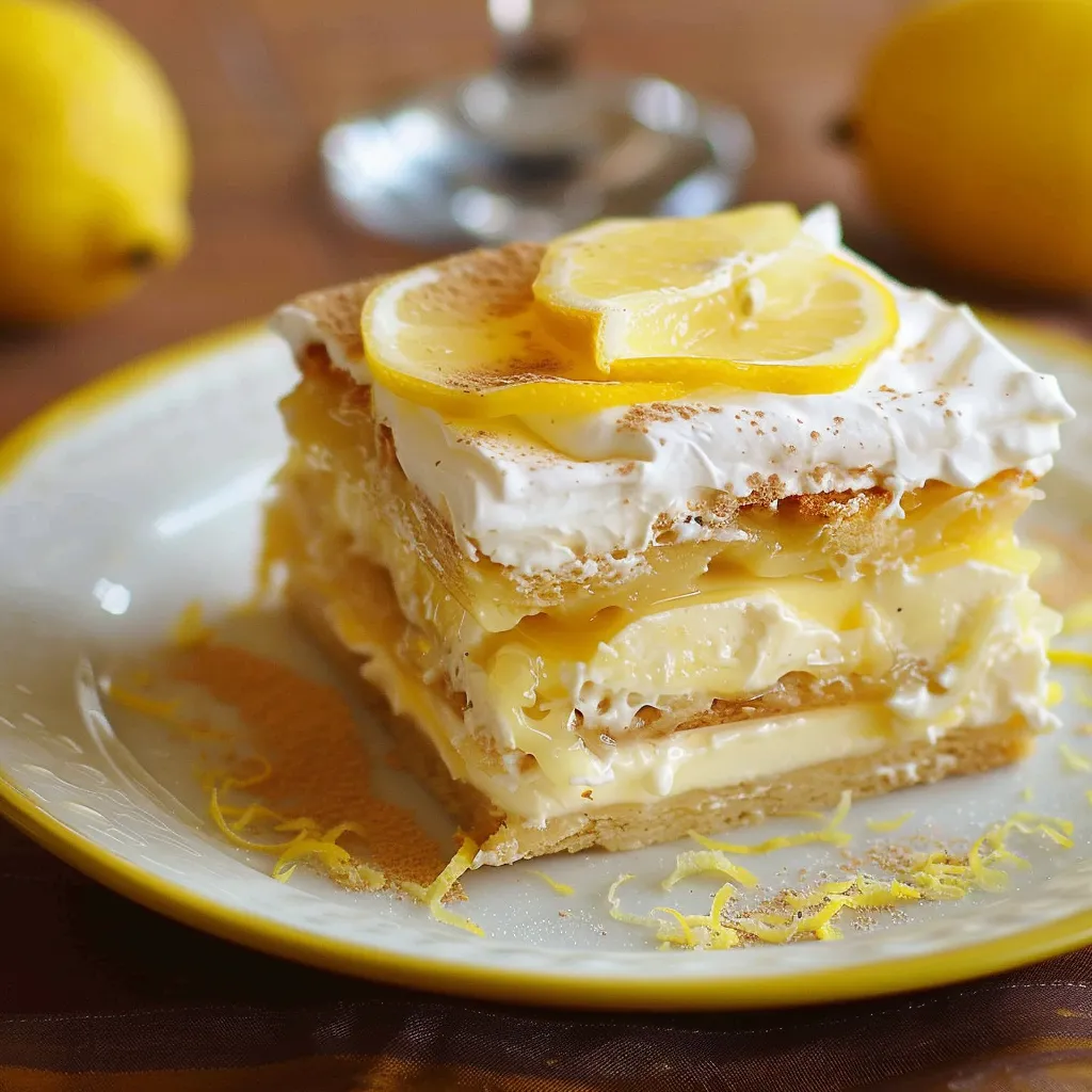 Tiramisu doux au lemon curd