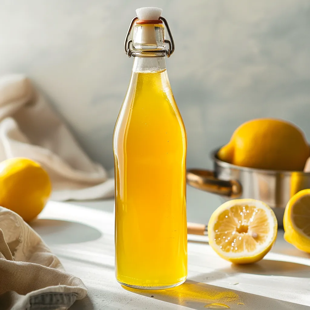 Sirop de citron maison