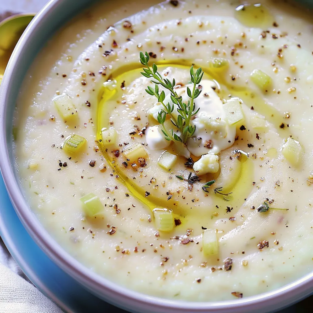 Velouté crémeux céleri-rave
