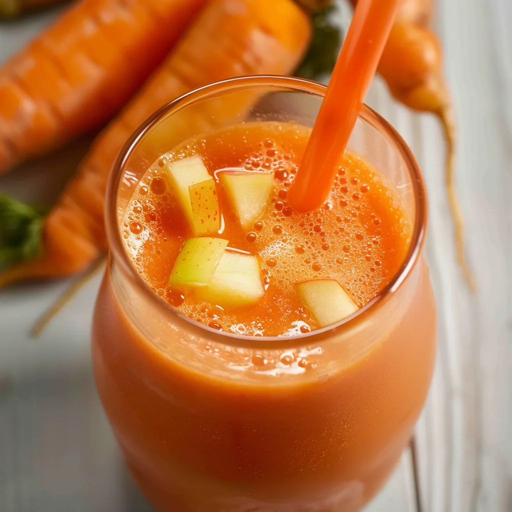 Smoothie détox pomme carotte