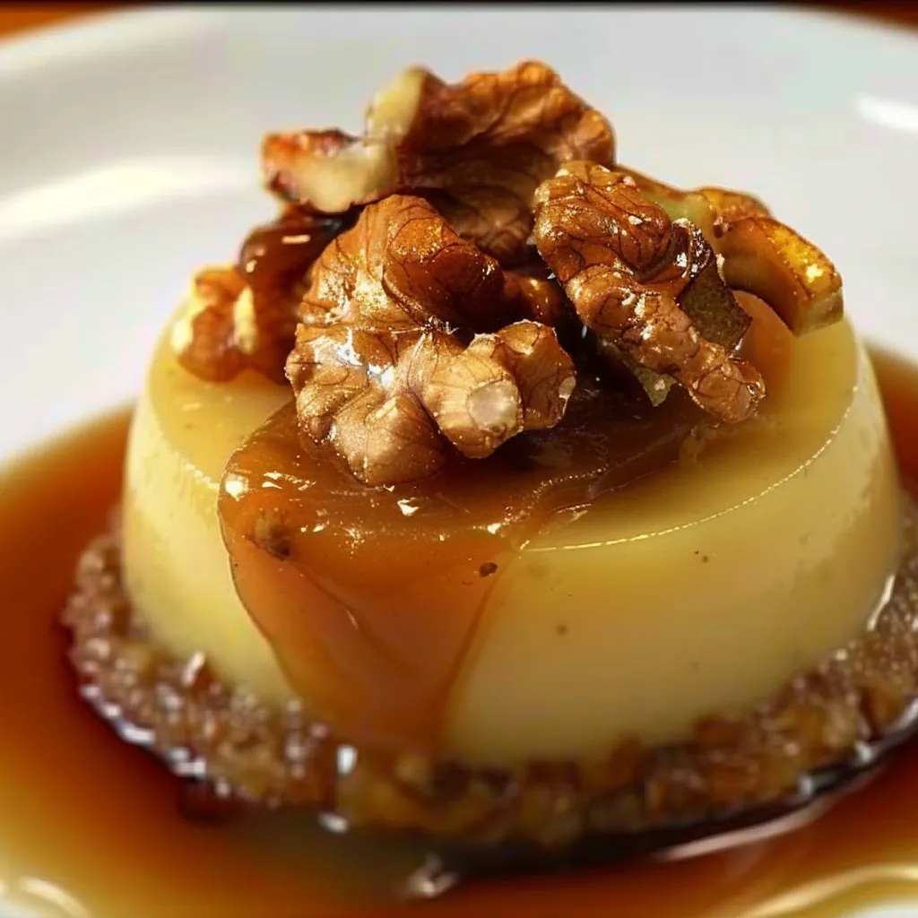 Entremets compote poires caramel