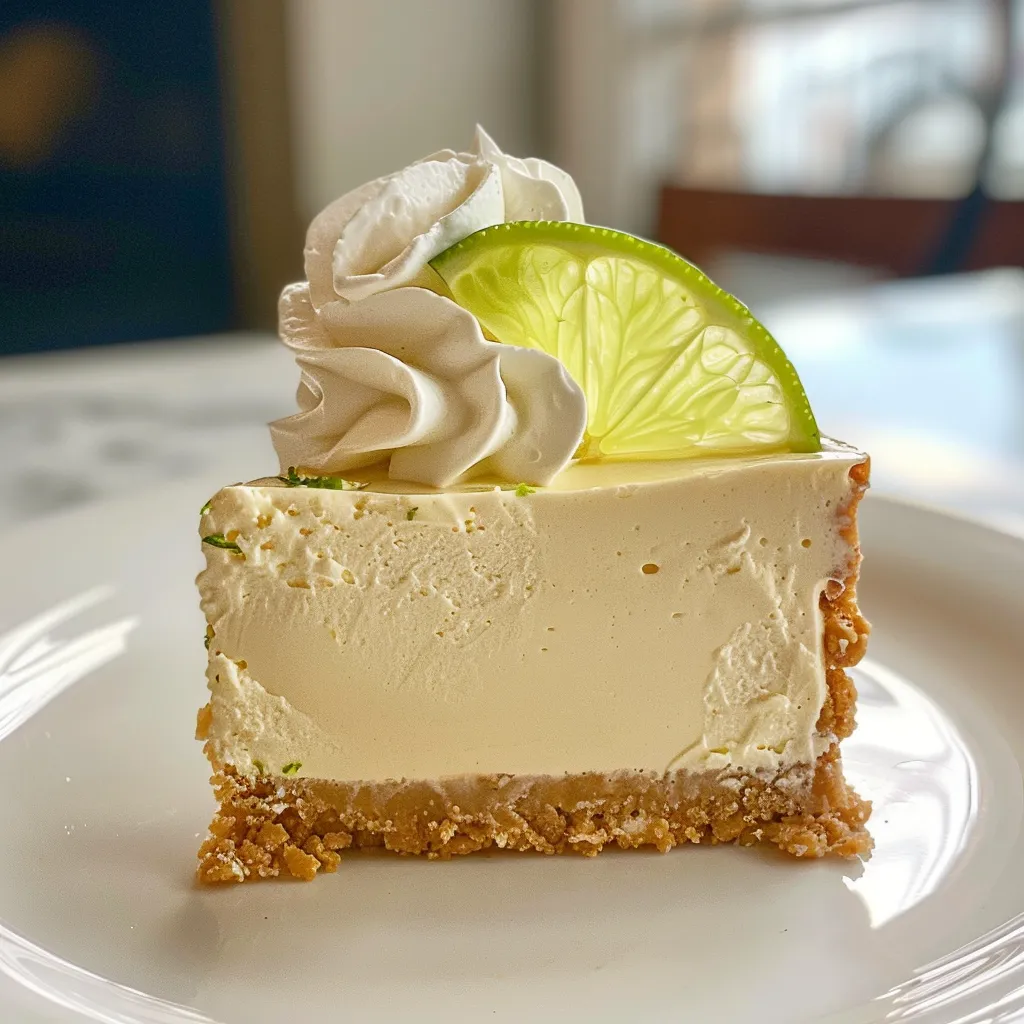 Cheesecake citron vert frais