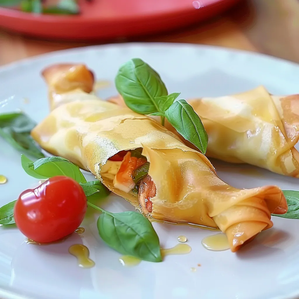 Bonbons croustillants thon mozzarella