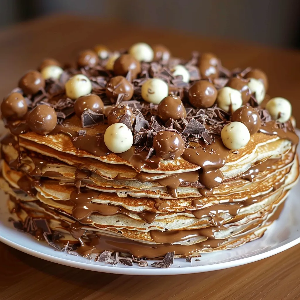 Gâteau de crêpes Maltesers