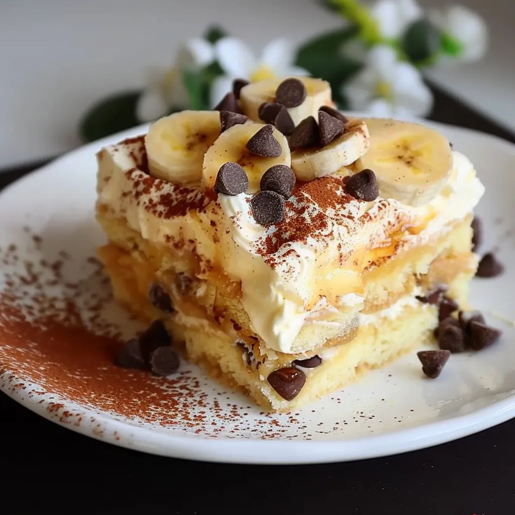 Tiramisu bananes sans cuisson