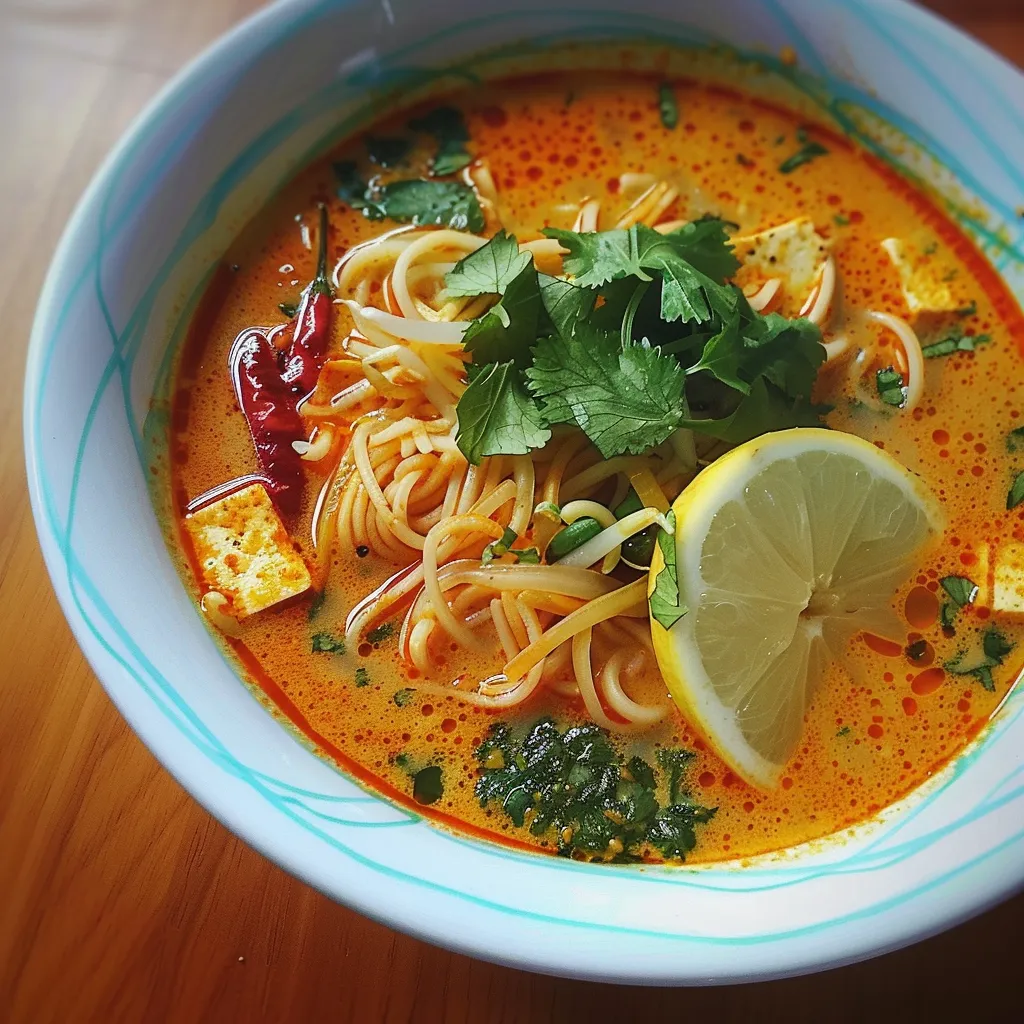 Soupe laksa aux épices