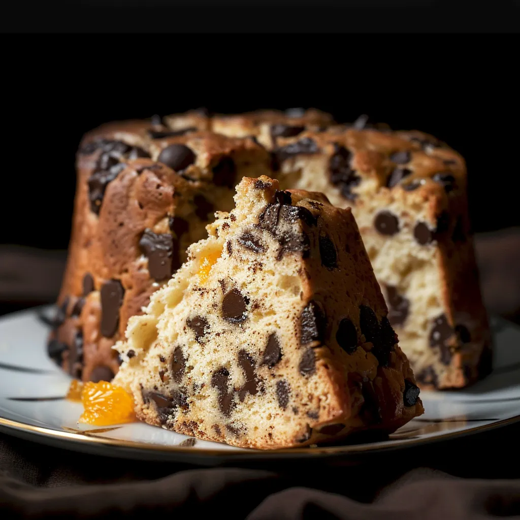 Panettone moelleux chocolat et orange confite