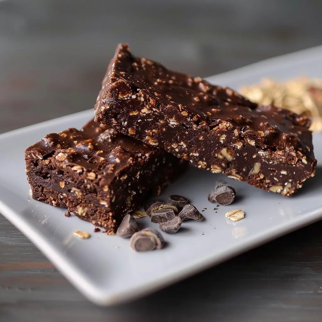 Barres chocolatées glacées légères