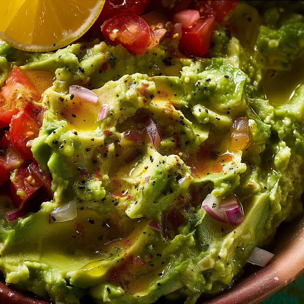 Guacamole avocat citron simple