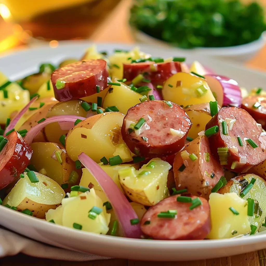 Salade pommes terre knacki