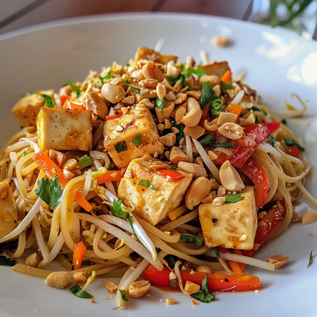 Nouilles thaï au tofu