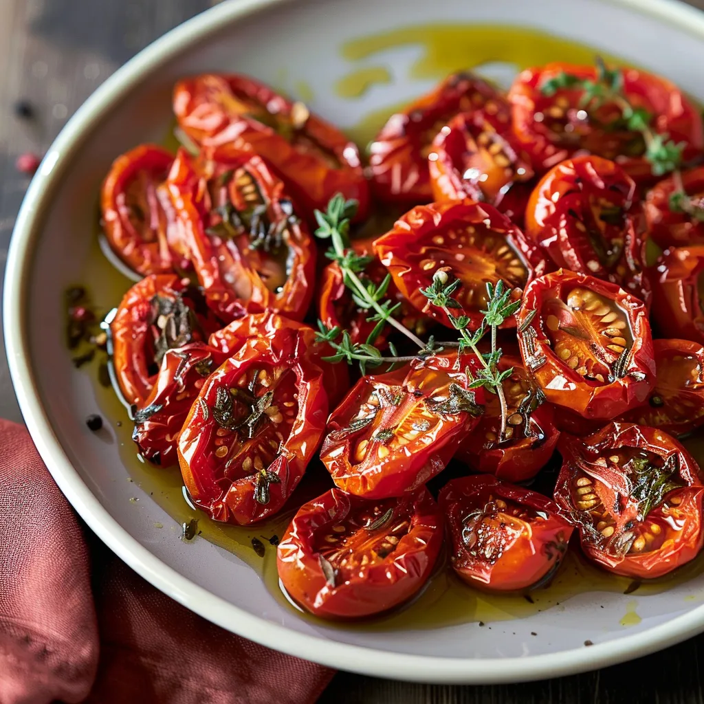 Tomates confites maison