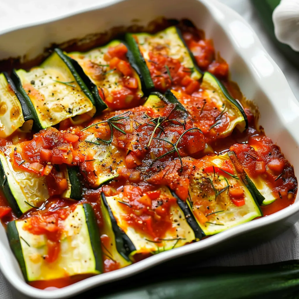 Cannelloni courgettes et légumes