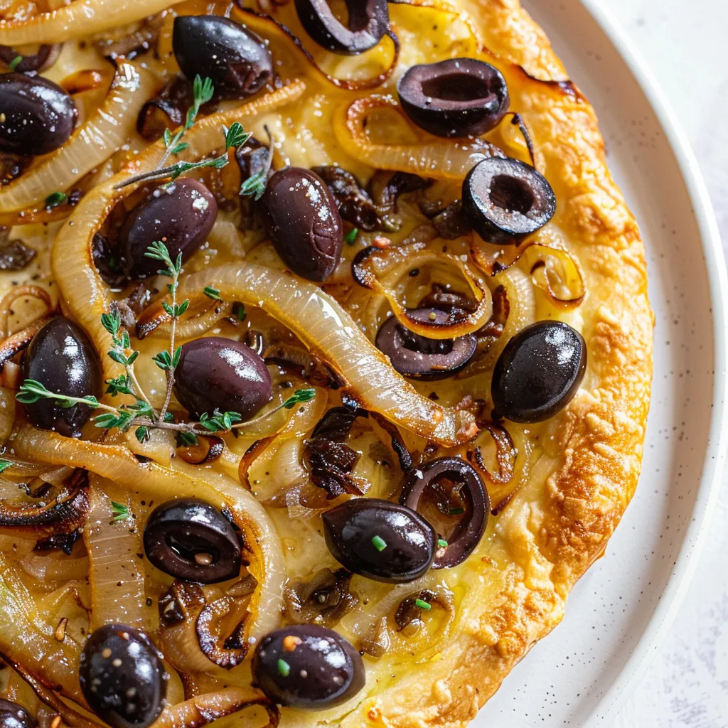 Pissaladière niçoise maison
