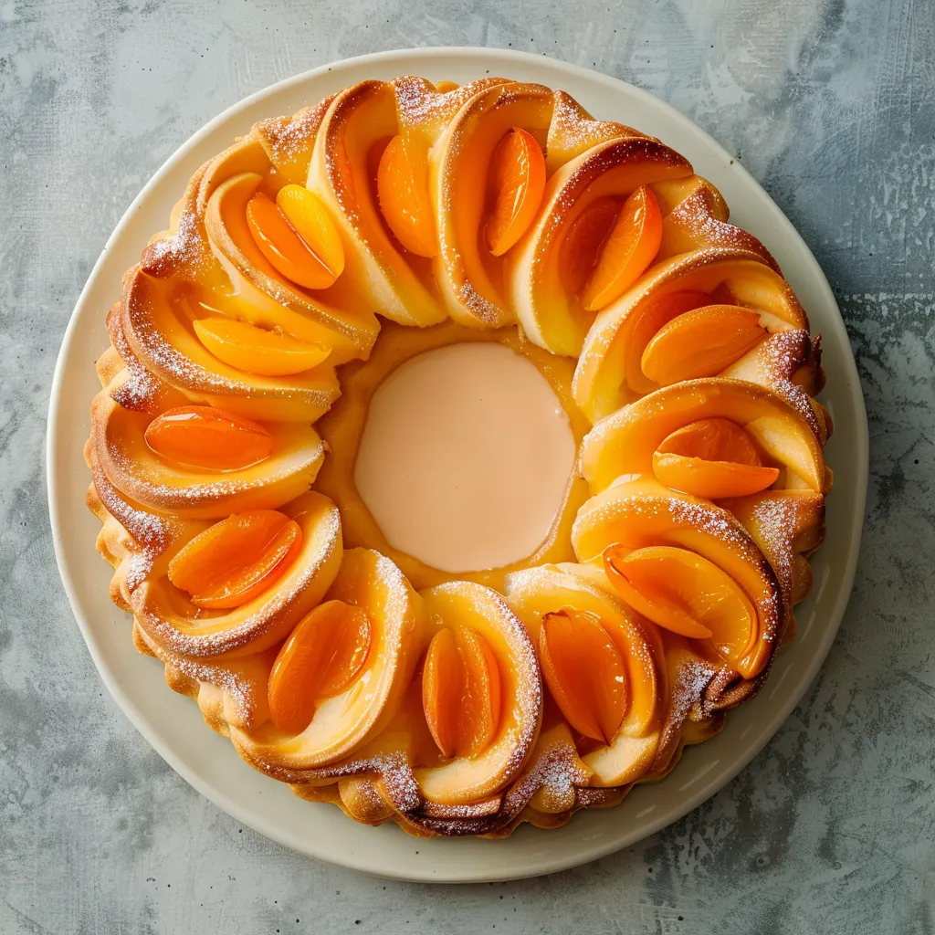 Tarte Oranaise aux Abricots et Crème Vanillée