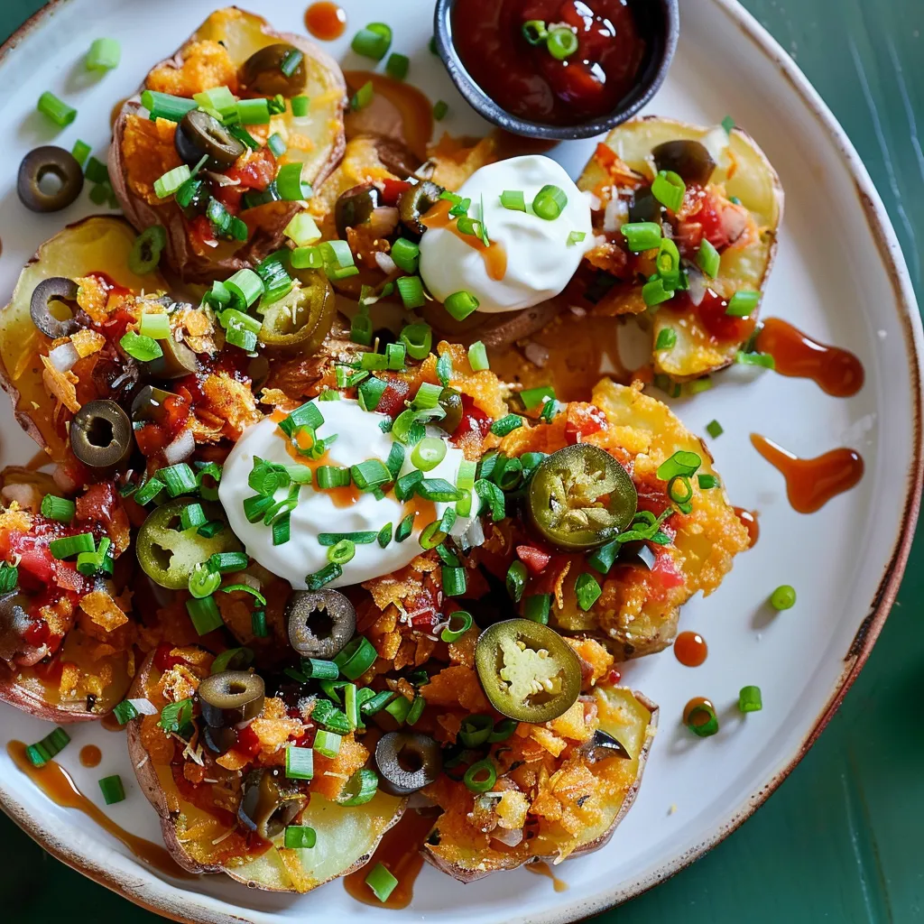 Pommes de terre façon nachos