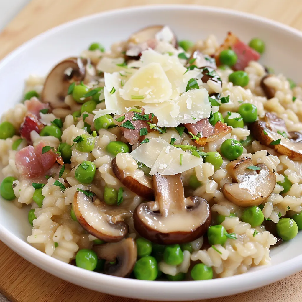Risotto aux petits pois