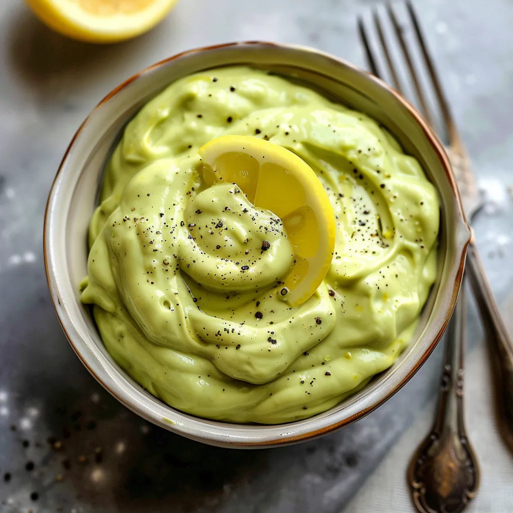 Mayonnaise d'Avocats Facile