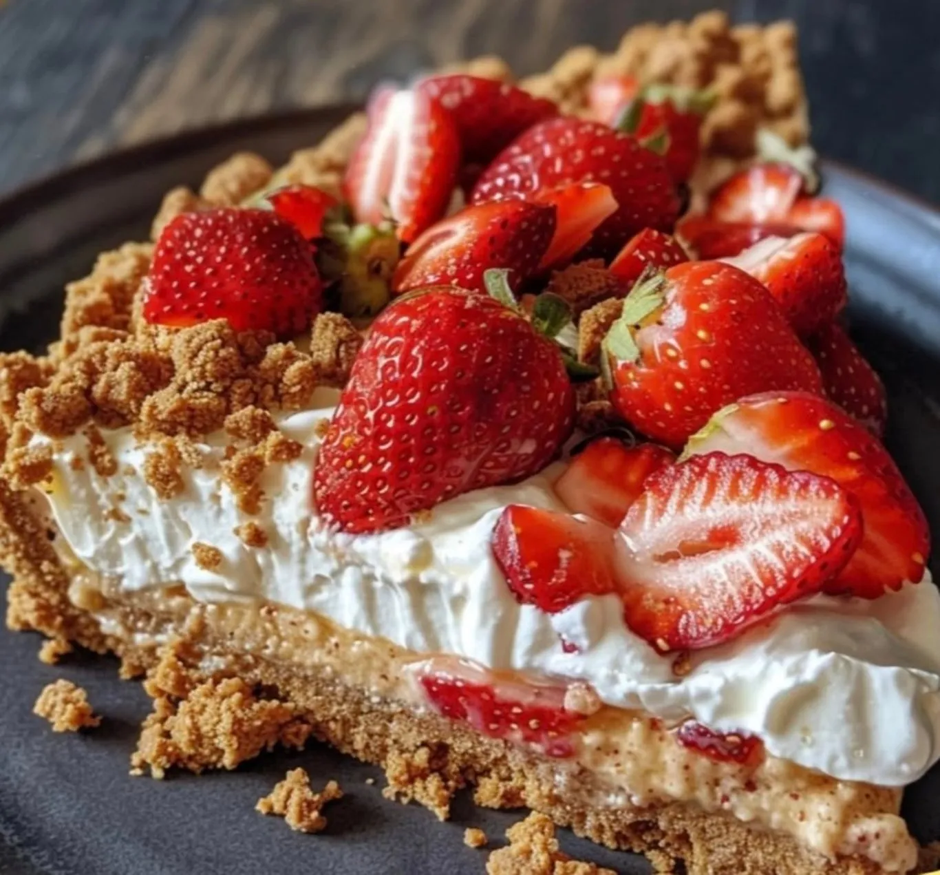 Tarte fraises et spéculoos