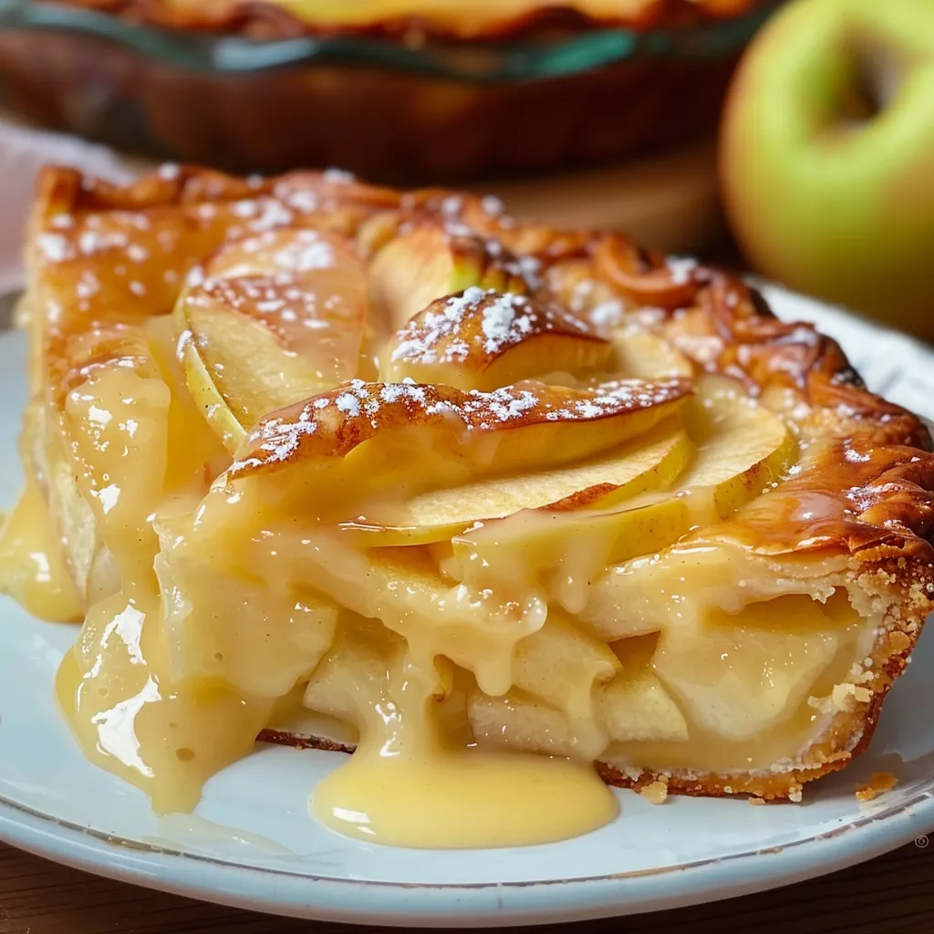 Tarte aux Pommes Crémeuse