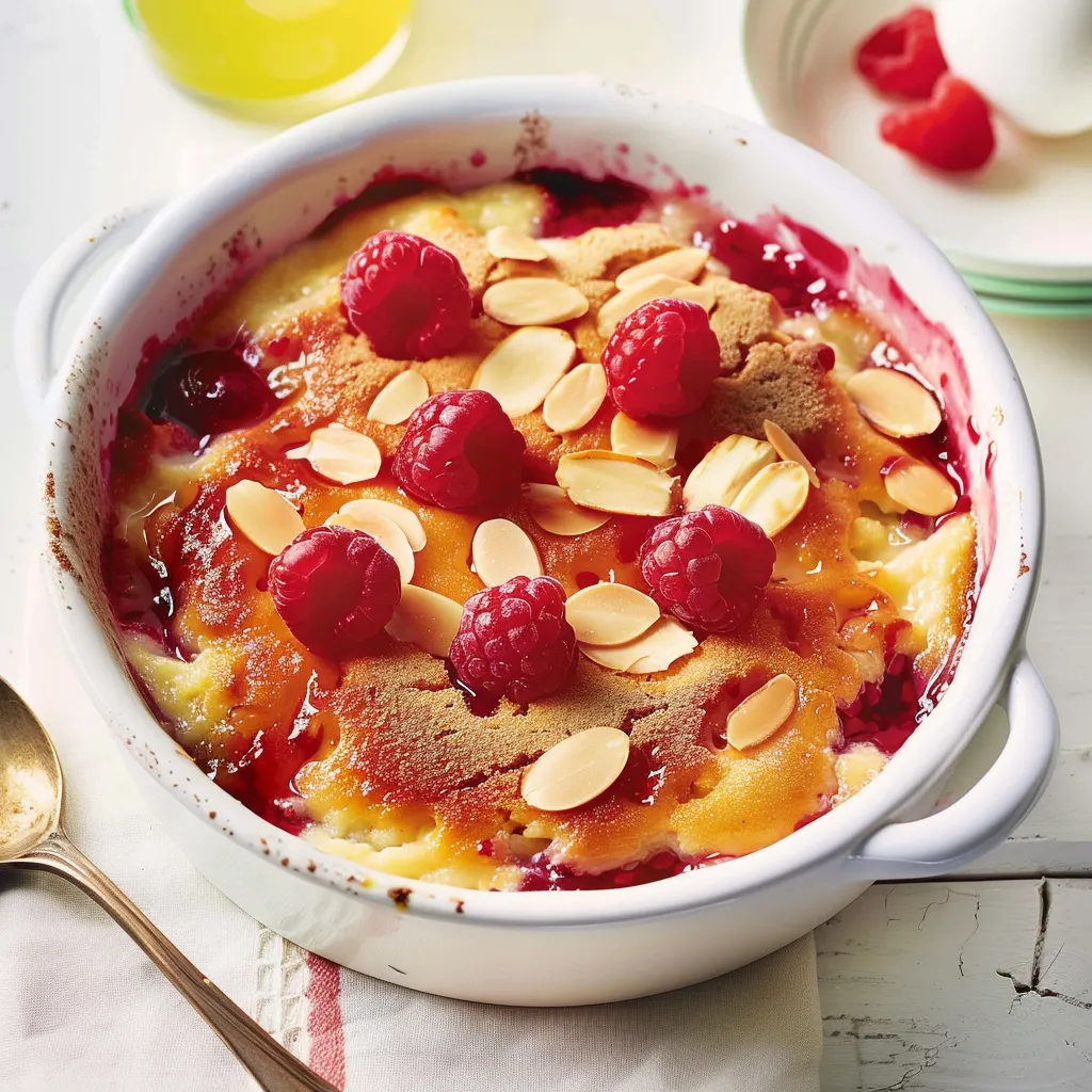 Pouding aux fruits et amandes