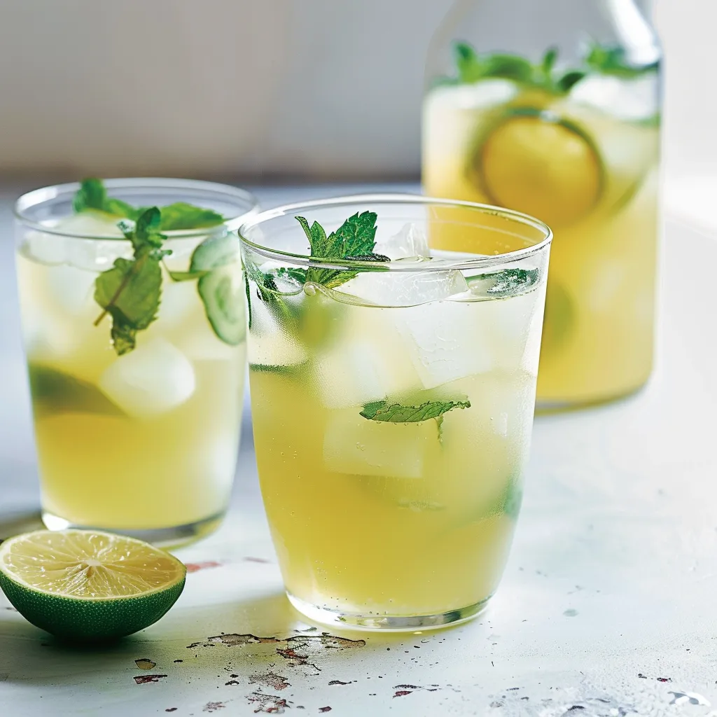 Limonade coco et menthe