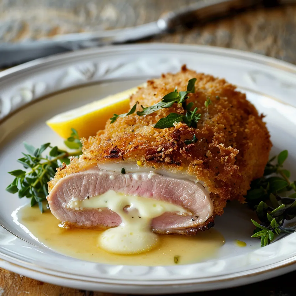 Cordon bleu au Boursin