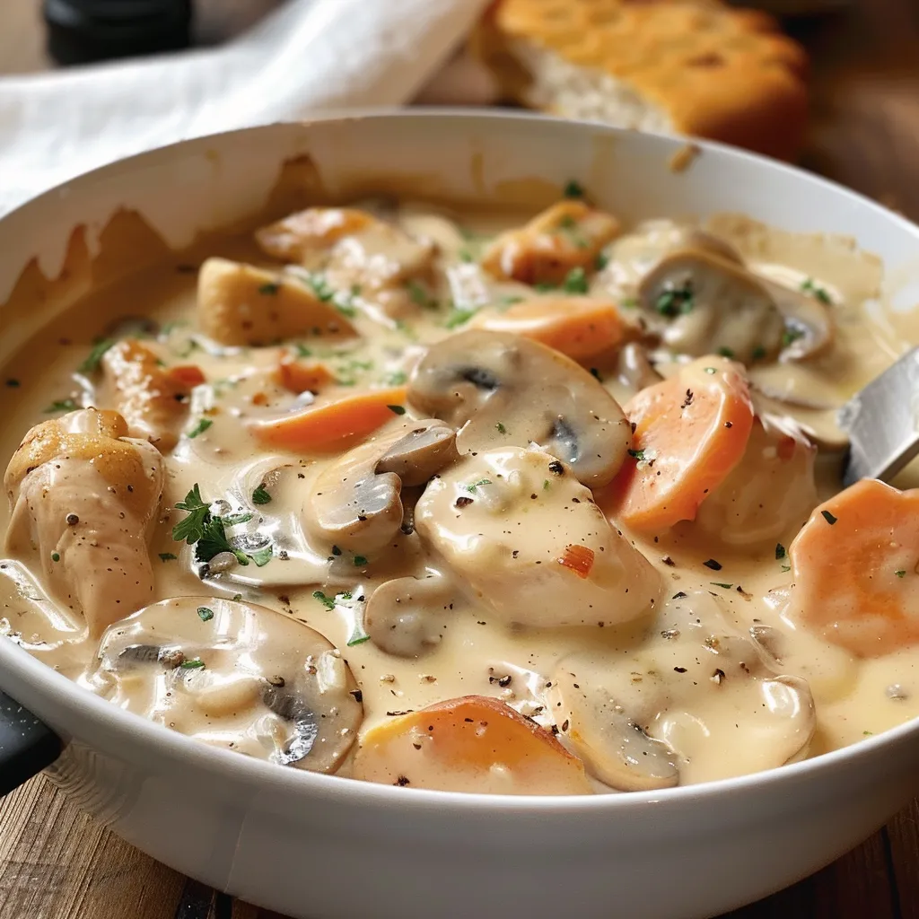 Blanquette Poulet Champignons Douceur