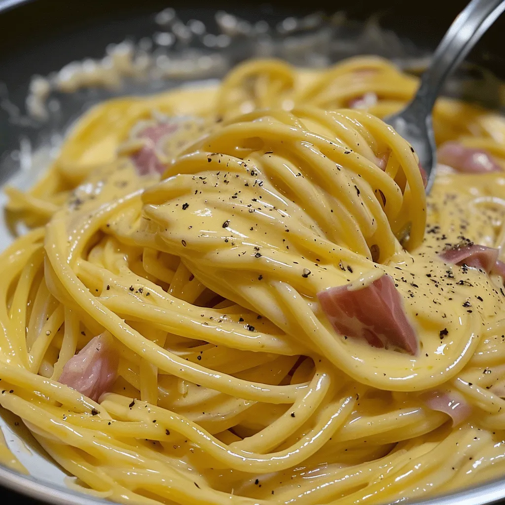 Spaghetti alla Carbonara : délice italien authentique