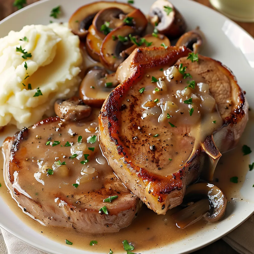 Côtes de porc étouffées maison