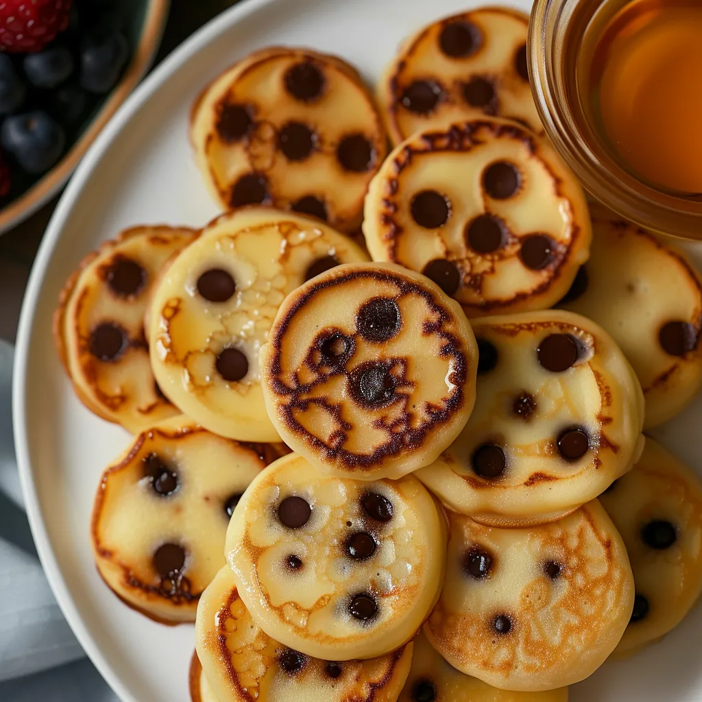 Crêpes moelleuses au yaourt et chocolat