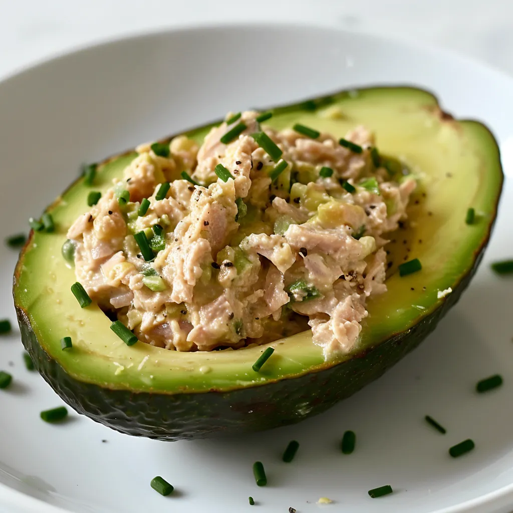 Avocats farcis aux rillettes