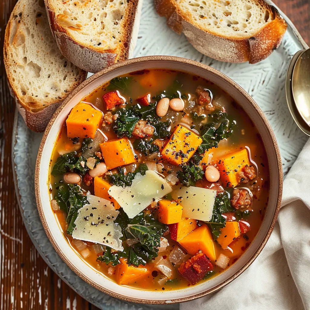 Soupe au chorizo et légumes